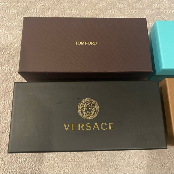 Versace, Tom Ford, Tiffany & Co., Burberry Empty Luxury Eyewear Box Set - Picture 2 of 5